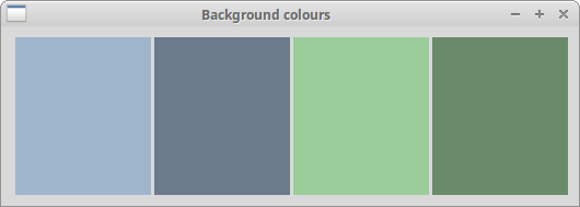 Background colours