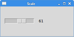 Tkinter Scale